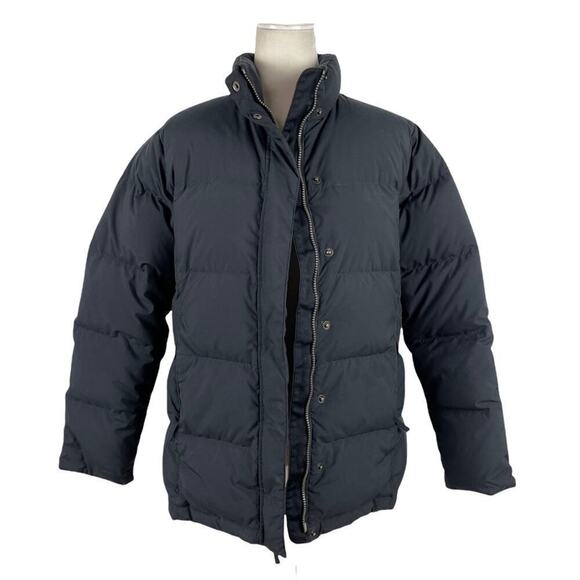 LL Bean Black and Pink Puffer Feather Down Puffer Full Zip Ski Winter Jacket M - Picture 5 of 15